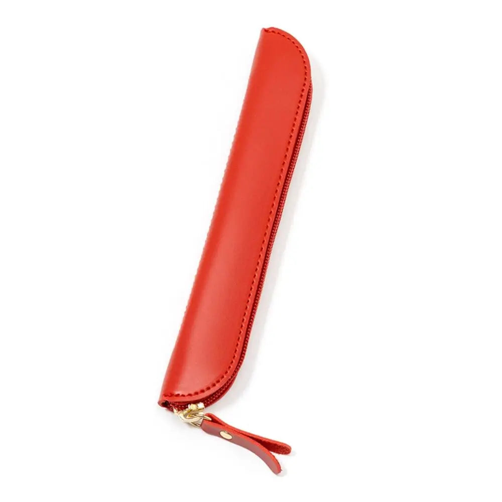 Waterproof Business Fountain Pen Case Desktop Organizer High-End Leather Pen Protective Cover Handmade Pencil Bag Pen Cover