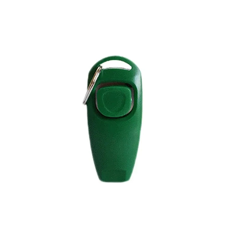 Pet Dog Whistle and Clicker Pet Multifunctional 2-In-1 Clicker Puppy Stop Barking Training Aid Clicker Portable Trainer