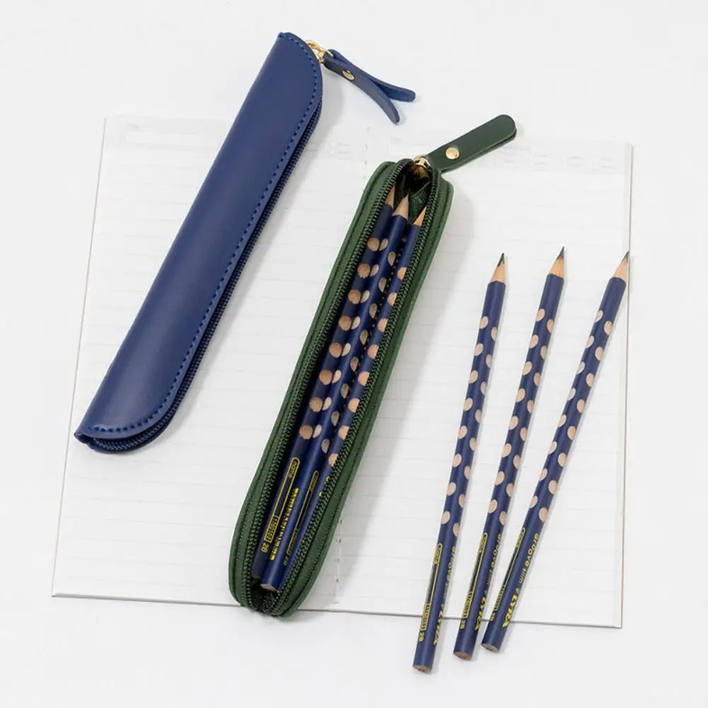 Waterproof Business Fountain Pen Case Desktop Organizer High-End Leather Pen Protective Cover Handmade Pencil Bag Pen Cover