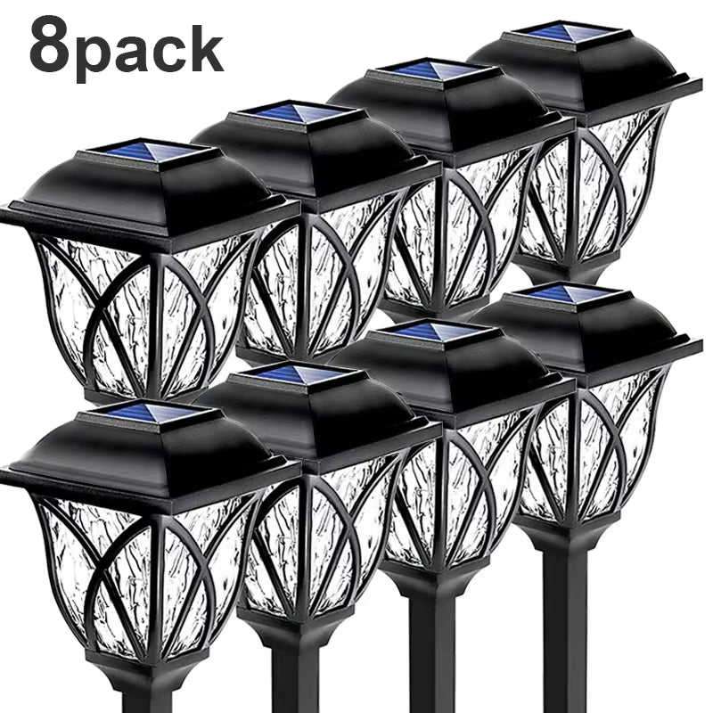 10 Pack Solar Yard Lights Bright Lawn Lights Outdoor Waterproof Led Solar Pathway Lights Landscape Path Lights
