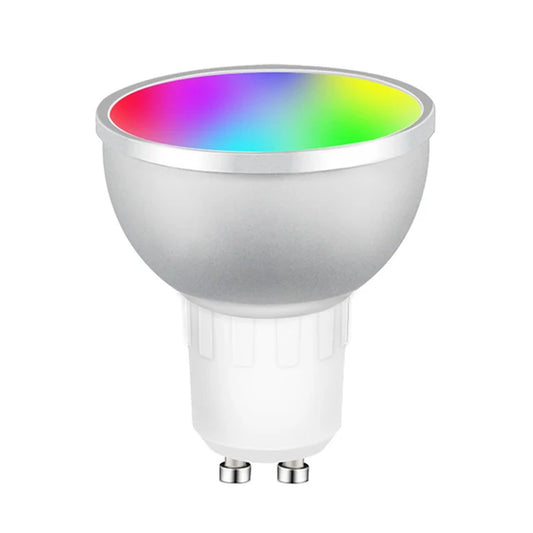 1-10Pcs Zigbee Smart Home LED Bulb Spot Night Light Lamp 5W GU10 RGBCW Tuya Smartthings Works Alexa Google Home Hue-Compatible