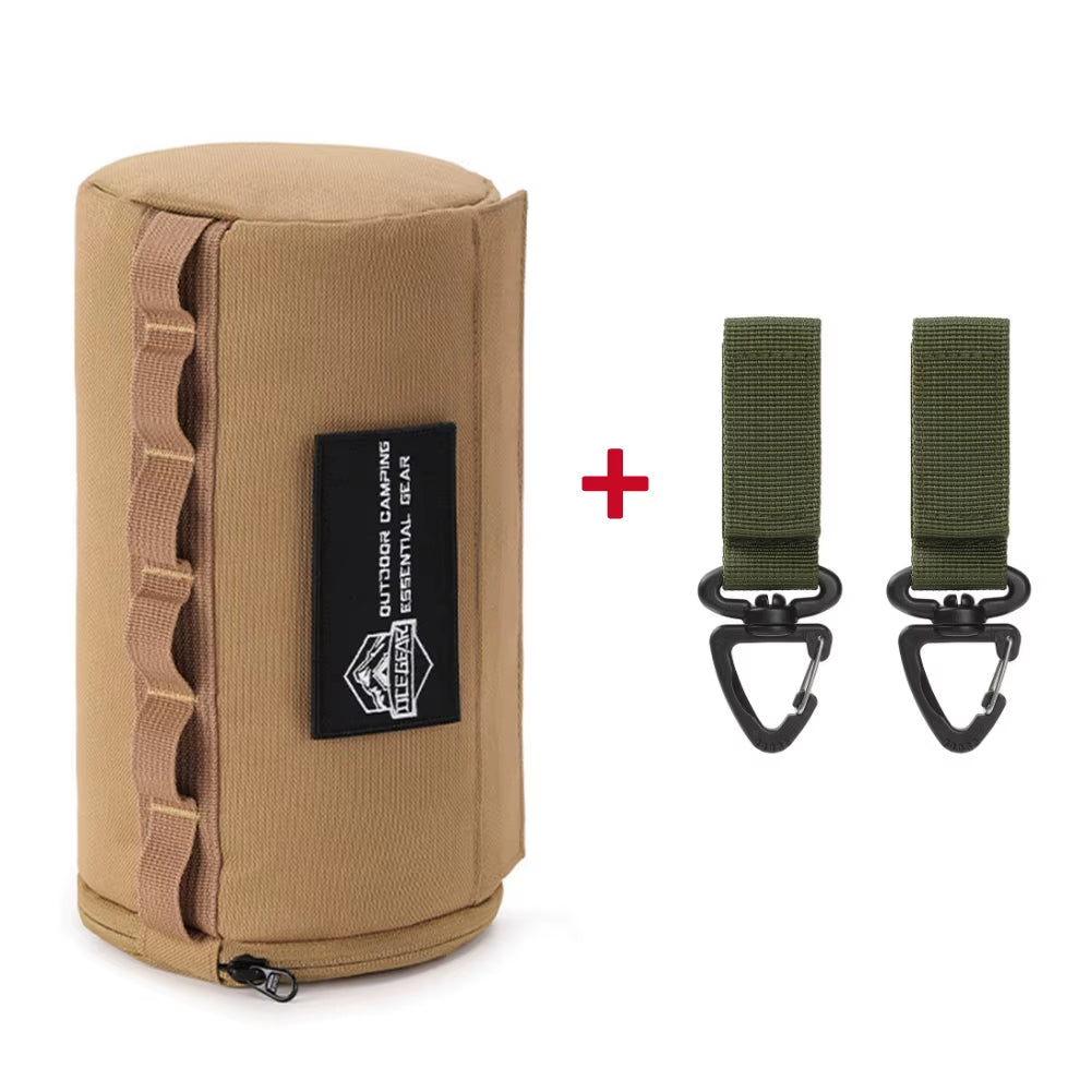 Outdoor Tissue Case Portable Roll Paper Storage Holder Polyester Waterproof Hanging Napkin Holder for Picnic Camping Hiking