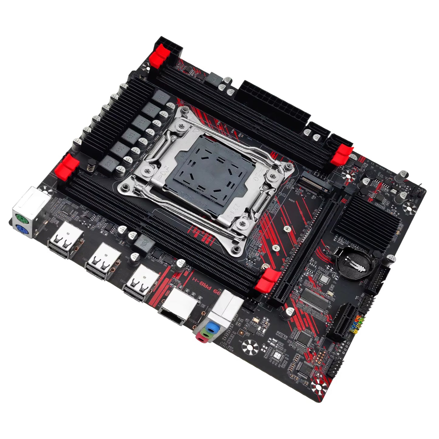 PR8-H X99 Motherboard Set Kit with Intel LGA2011-3 Xeon E5 2673 V3 CPU DDR3 16GB 1333MHZ ECC RAM Memory NVME M.2 SATA
